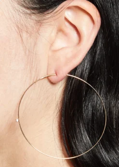 Lana14K Gold Large Magic Diamond Hoops