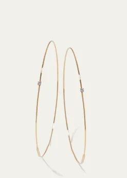 Lana14K Gold Large Magic Diamond Hoops