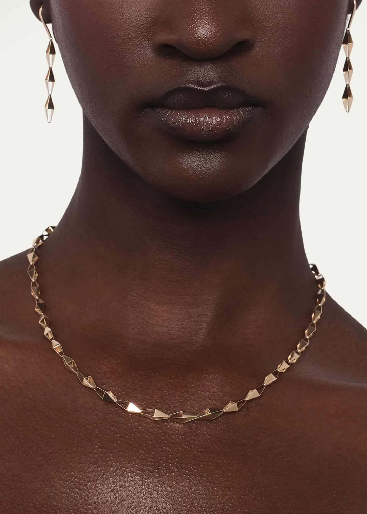 Lana14K Gold Laser 3D Kite Necklace, 18"L