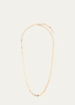 Lana14K Gold Laser Heart Chain Necklace