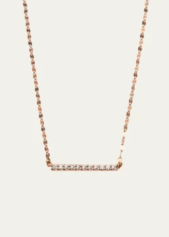 Lana14K Gold Mirage Blake Diamond Bar Necklace