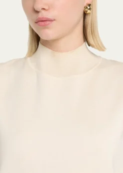 Lana14K Gold 25mm Curved Bold Hollow Hoops