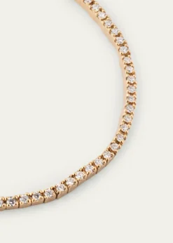 Lana14K Gold Skinny Diamond Tennis Bracelet