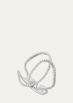 Lana14K Gold Skinny Illuminating Diamond Ring