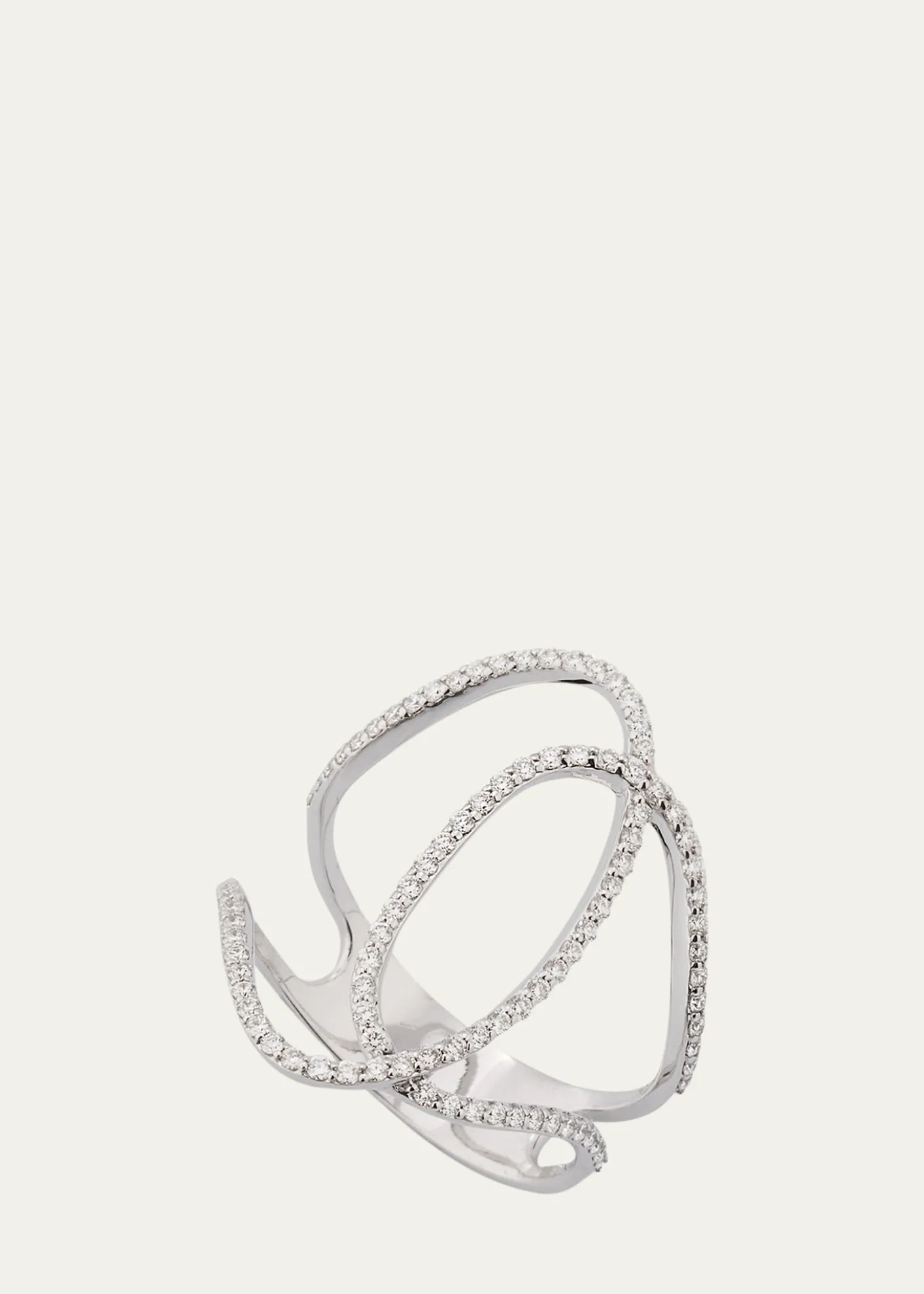 Lana14K Gold Skinny Illuminating Diamond Ring