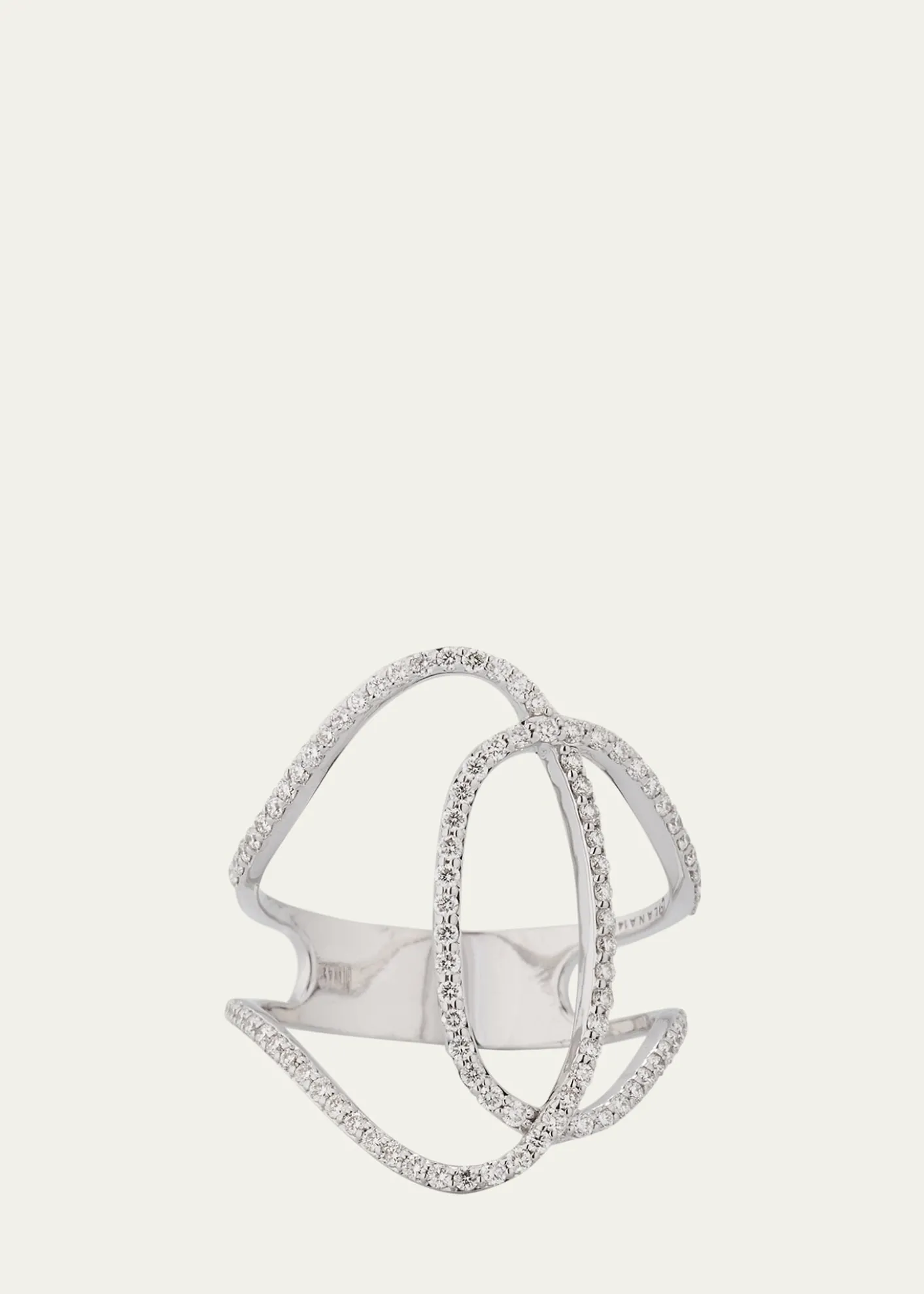 Lana14K Gold Skinny Illuminating Diamond Ring