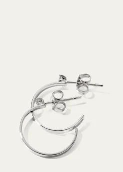 Lana14K Gold Solo Diamond Hoop Earrings