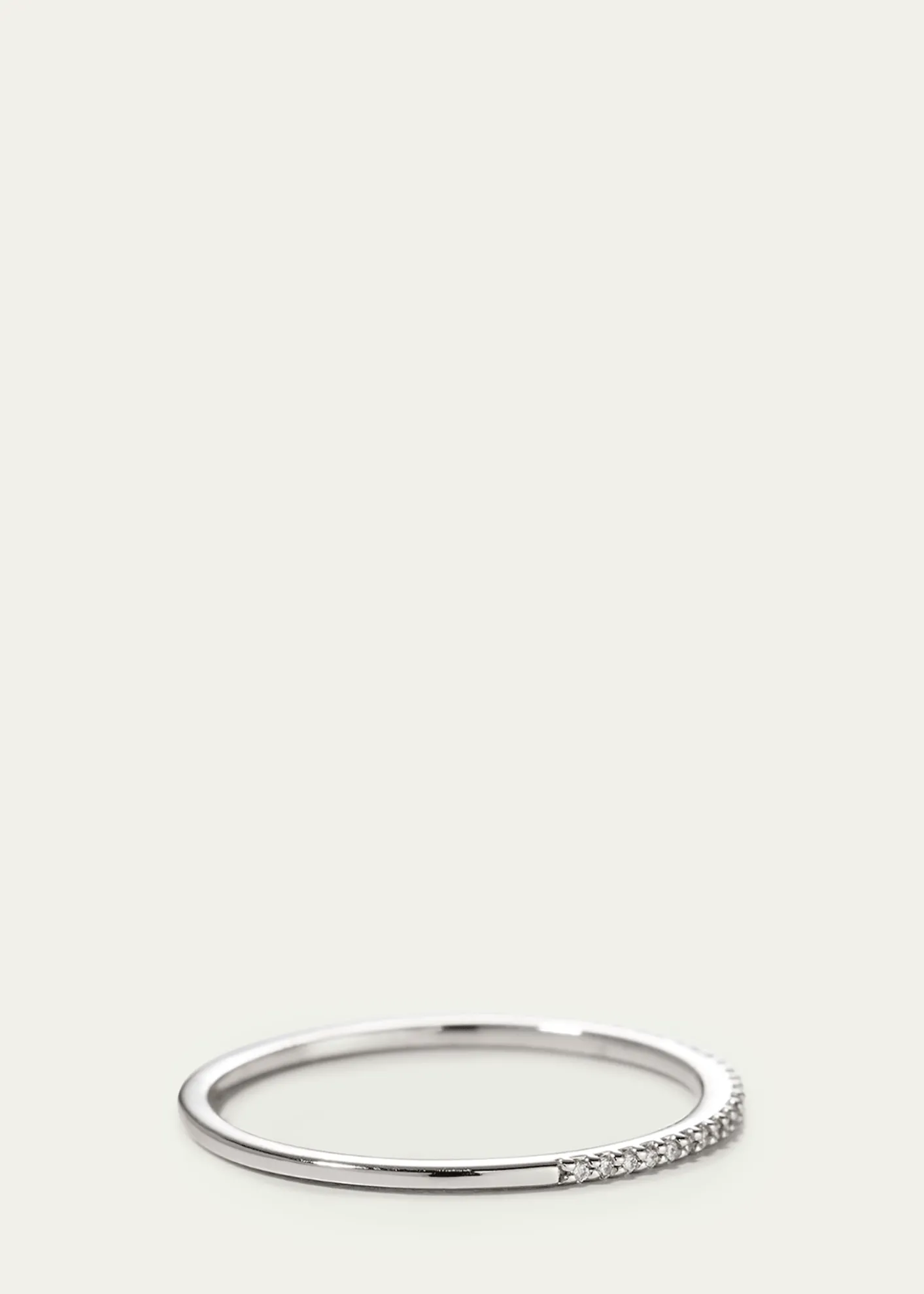 Lana14K Gold Thin Flawless Diamond Stack Ring