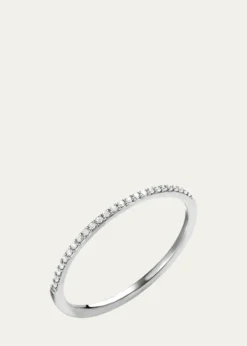 Lana14K Gold Thin Flawless Diamond Stack Ring