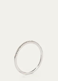 Lana14K Gold Thin Flawless Diamond Stack Ring