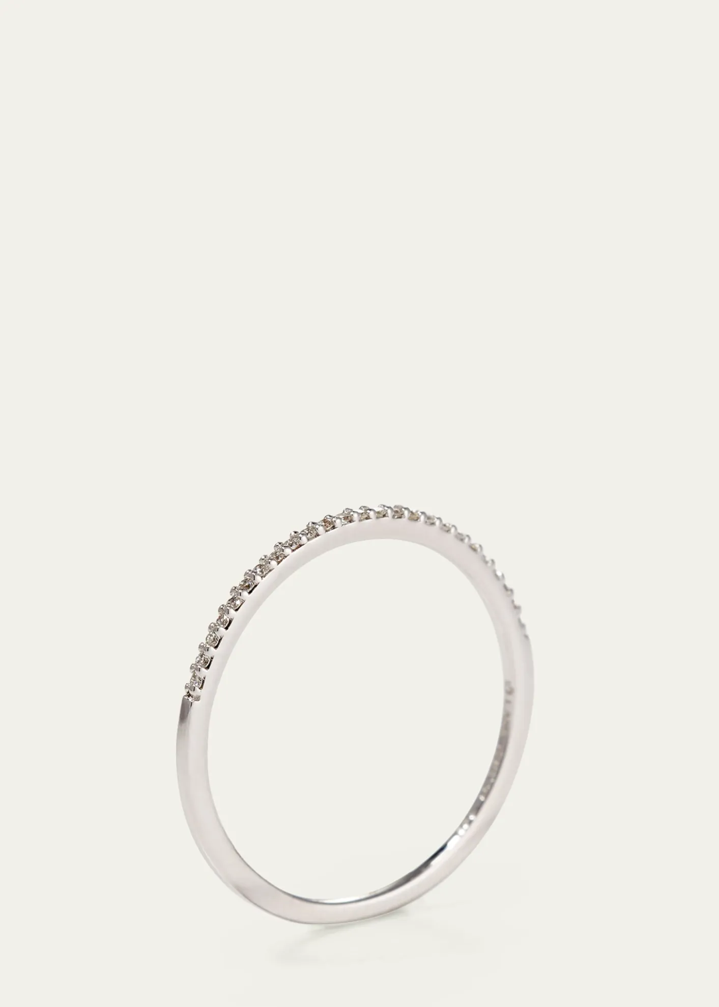 Lana14K Gold Thin Flawless Diamond Stack Ring