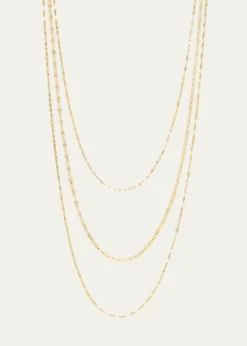 Lana14K Gold Triple-Strand Blake & Petite Nude Necklace