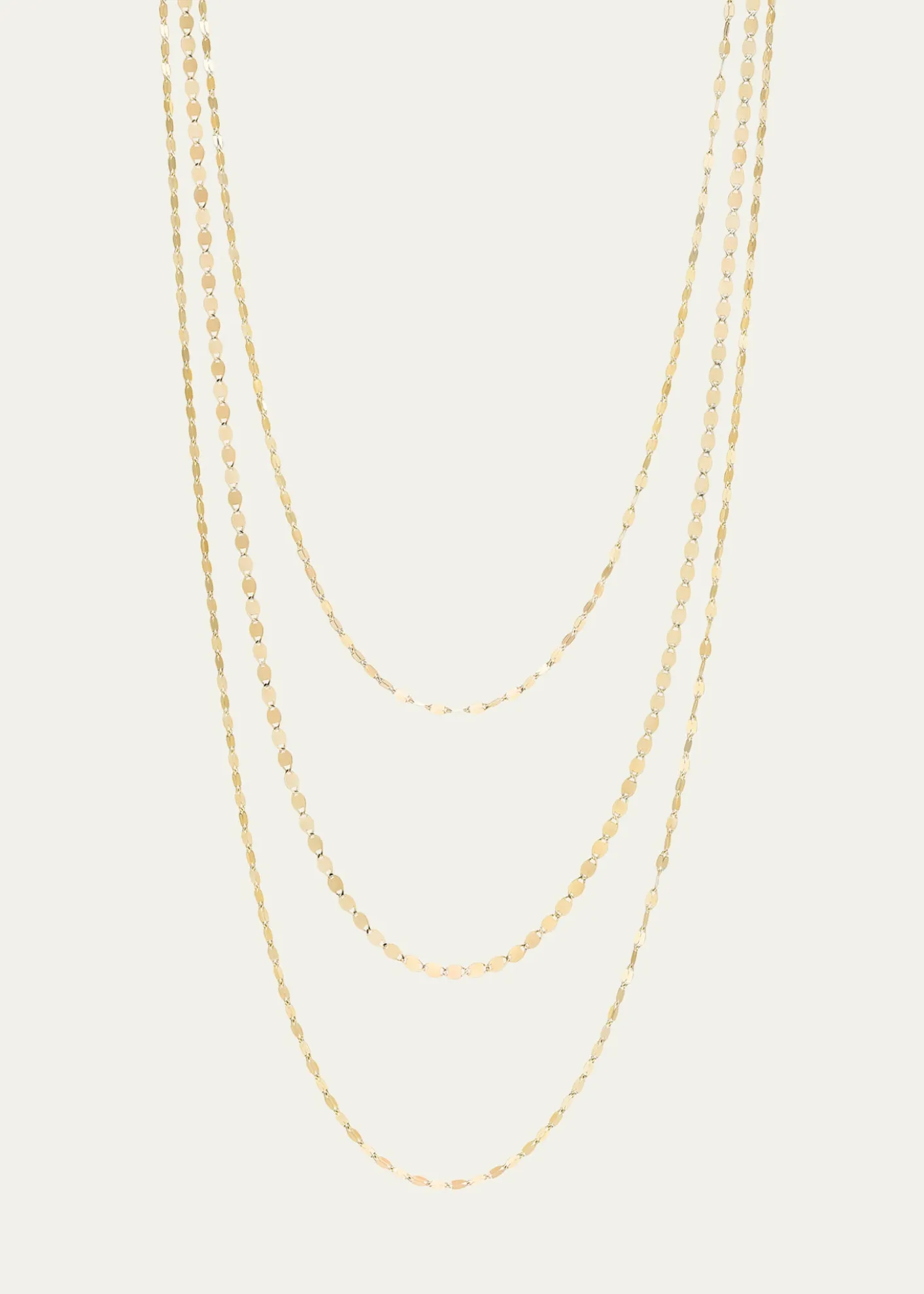 Lana14K Gold Triple-Strand Blake & Petite Nude Necklace