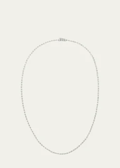 Lana14K White Gold Pear Diamond Tennis Necklace