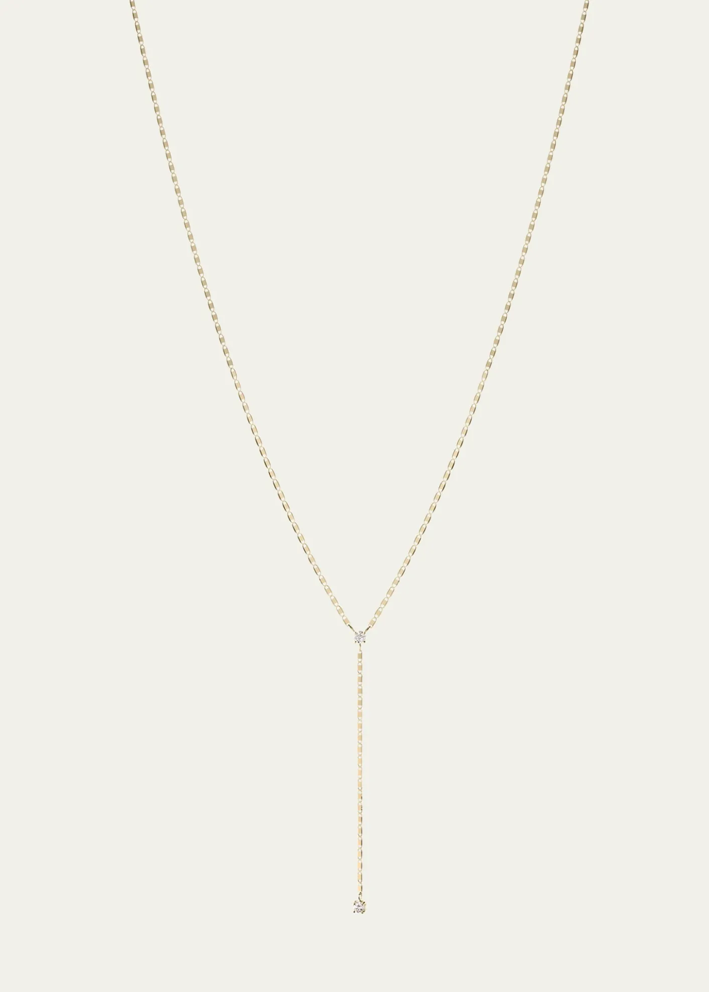 Lana14K Yellow Gold Petite Nude Diamond Solo Lariat