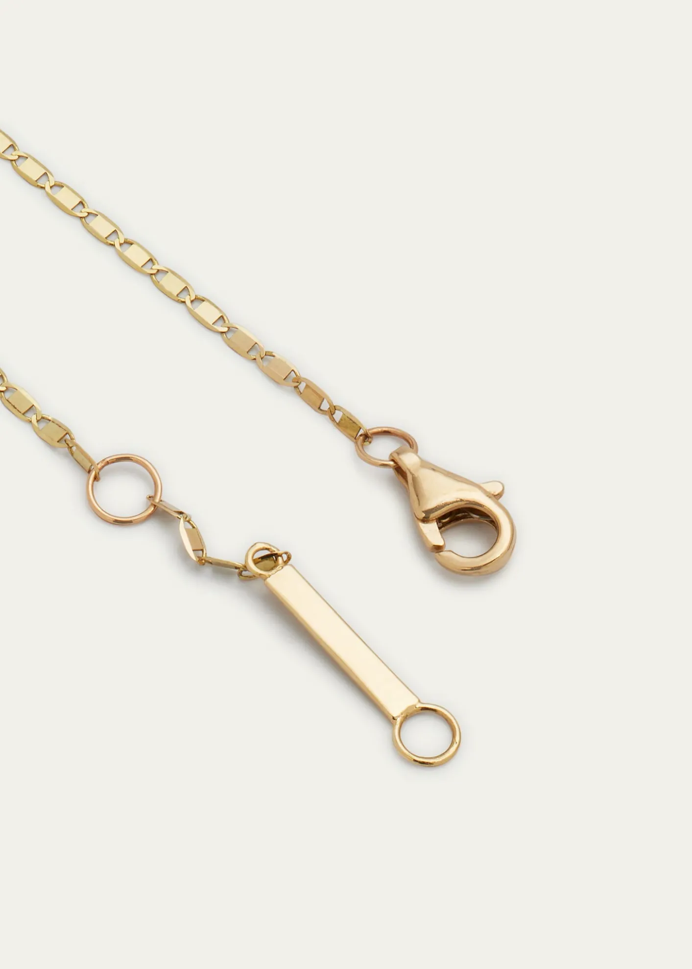 Lana14K Yellow Gold Petite Nude Diamond Solo Lariat