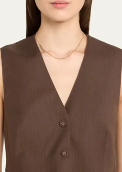 Lana14K Yellow Gold Skinny Tennis Necklace