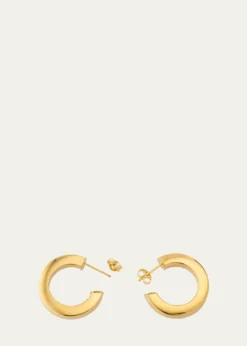 Lana14K Yellow Gold Square Tube Hollow Hoop Earrings