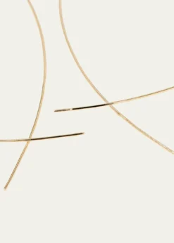 LanaLarge Upside Down Hoop Earrings in 14K Gold