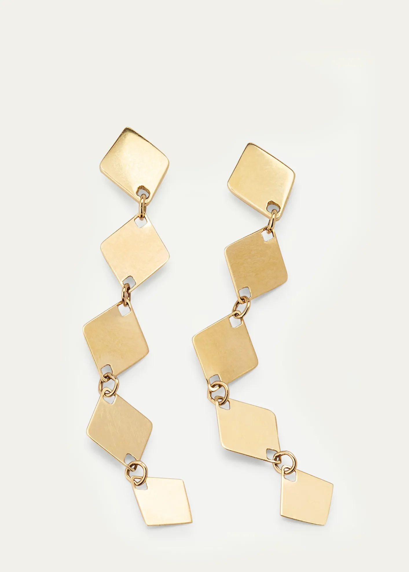 LanaLinear Laser Kite Chain Earrings