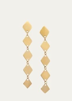 LanaLinear Laser Kite Chain Earrings