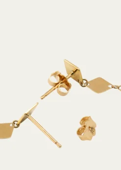 LanaLinear Laser Kite Chain Earrings
