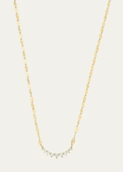 LanaMini Curved Diamond Necklace
