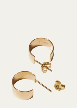 Lana13mm 14K Gold Vanity Hoops