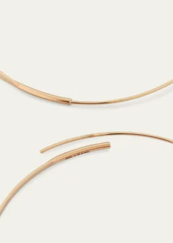 Lana50mm Medium Flat Magic Hoop Earrings in 14K Yellow Gold