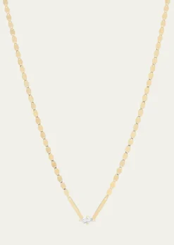 LanaRectangle Link Marquis Diamond Necklace