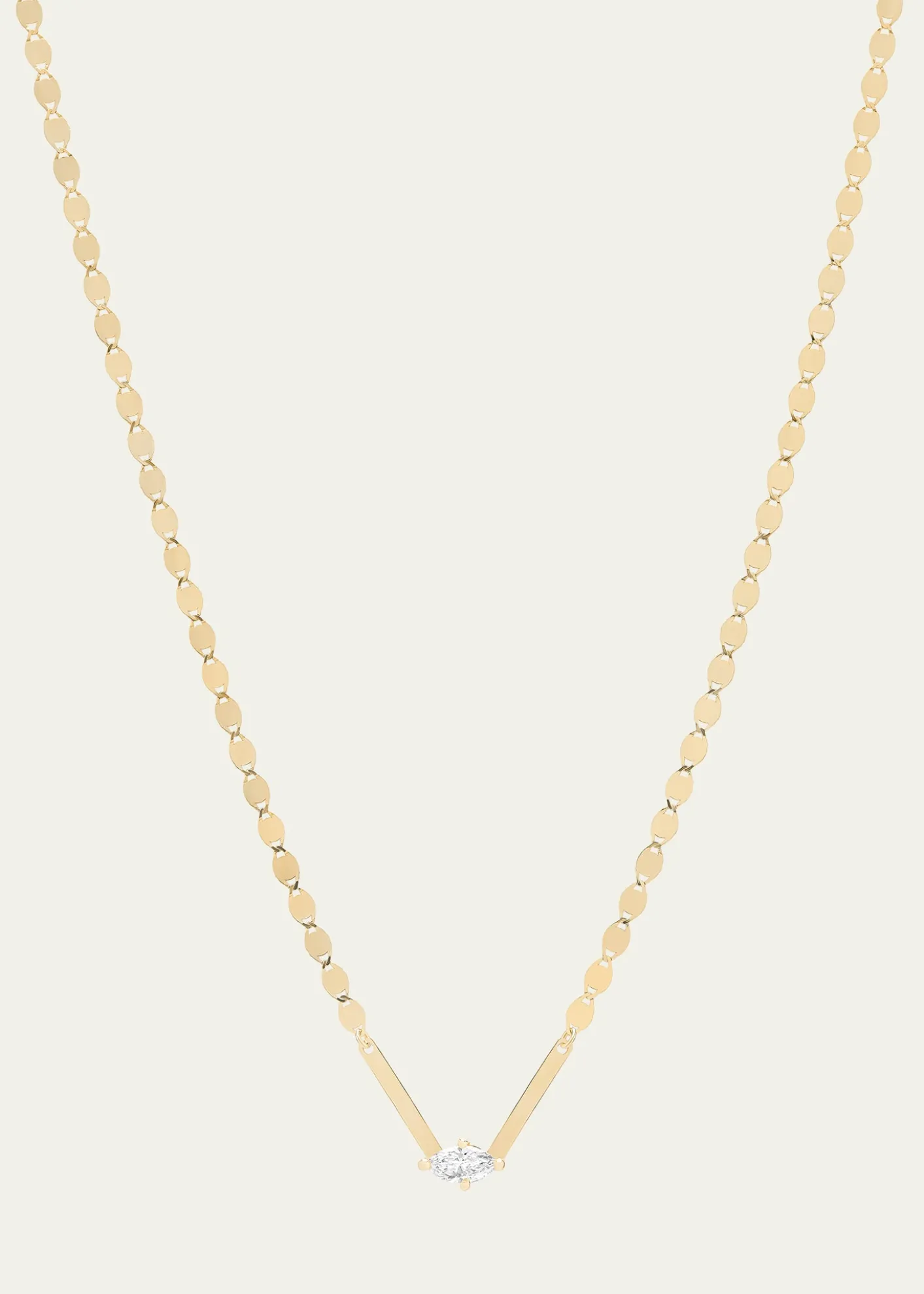 LanaRectangle Link Marquis Diamond Necklace