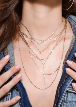 LanaRectangle Link Marquis Diamond Necklace