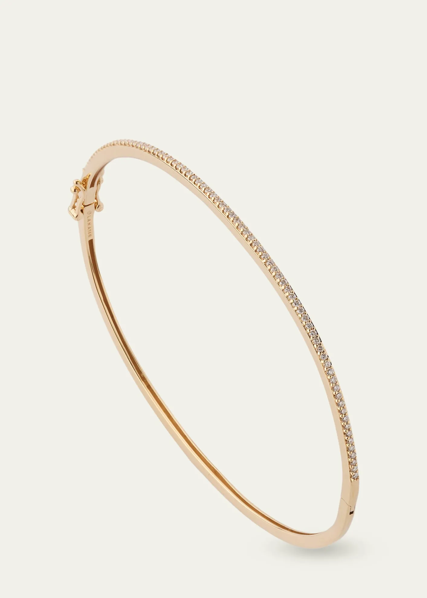 LanaThin Diamond Hinge Bangle, 7"L