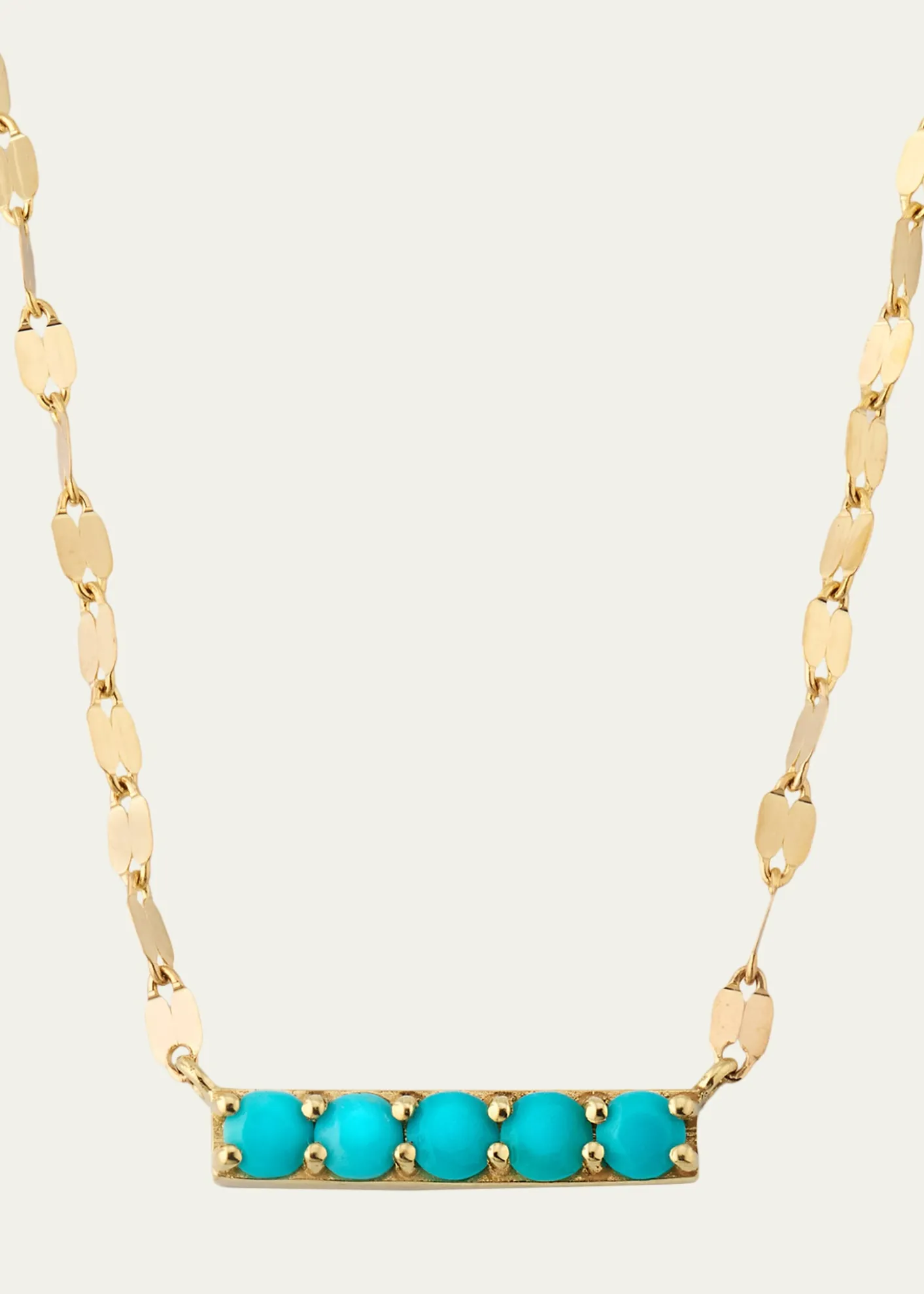 LanaTurquoise Bar Pendant Necklace