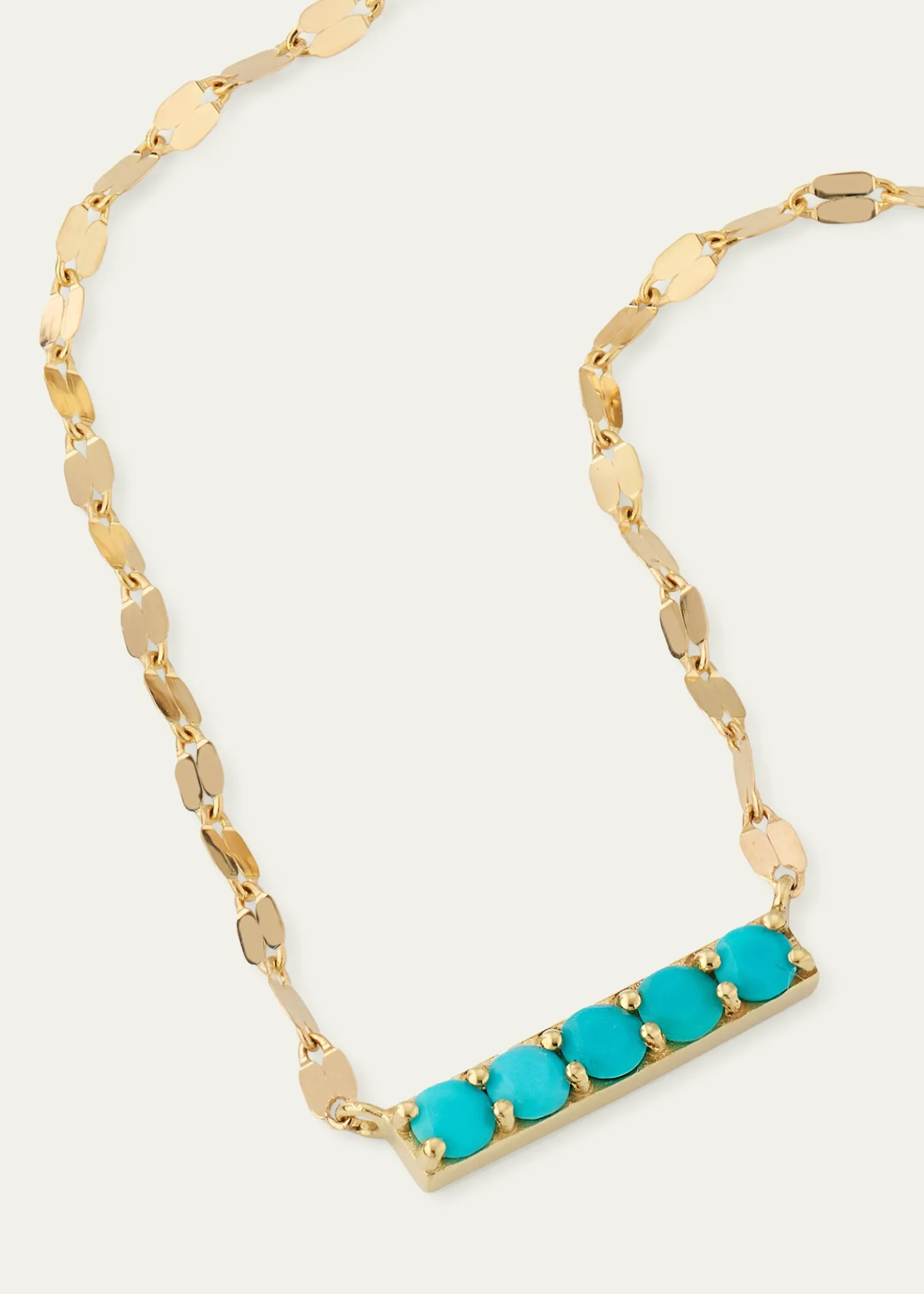 LanaTurquoise Bar Pendant Necklace