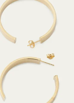 LanaVanity Hollow Hoop Earrings, 40mm