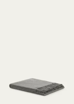 LANEROSSIEverest Color Reversible Cashmere Throw, 51" x 70"
