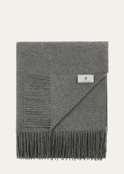 LANEROSSIEverest Color Reversible Cashmere Throw, 51" x 70"