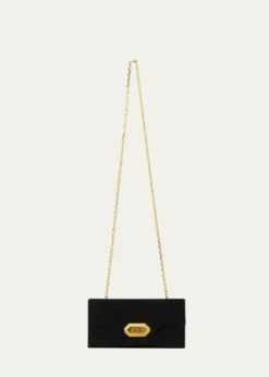 LanvinSilk Flap Evening Clutch