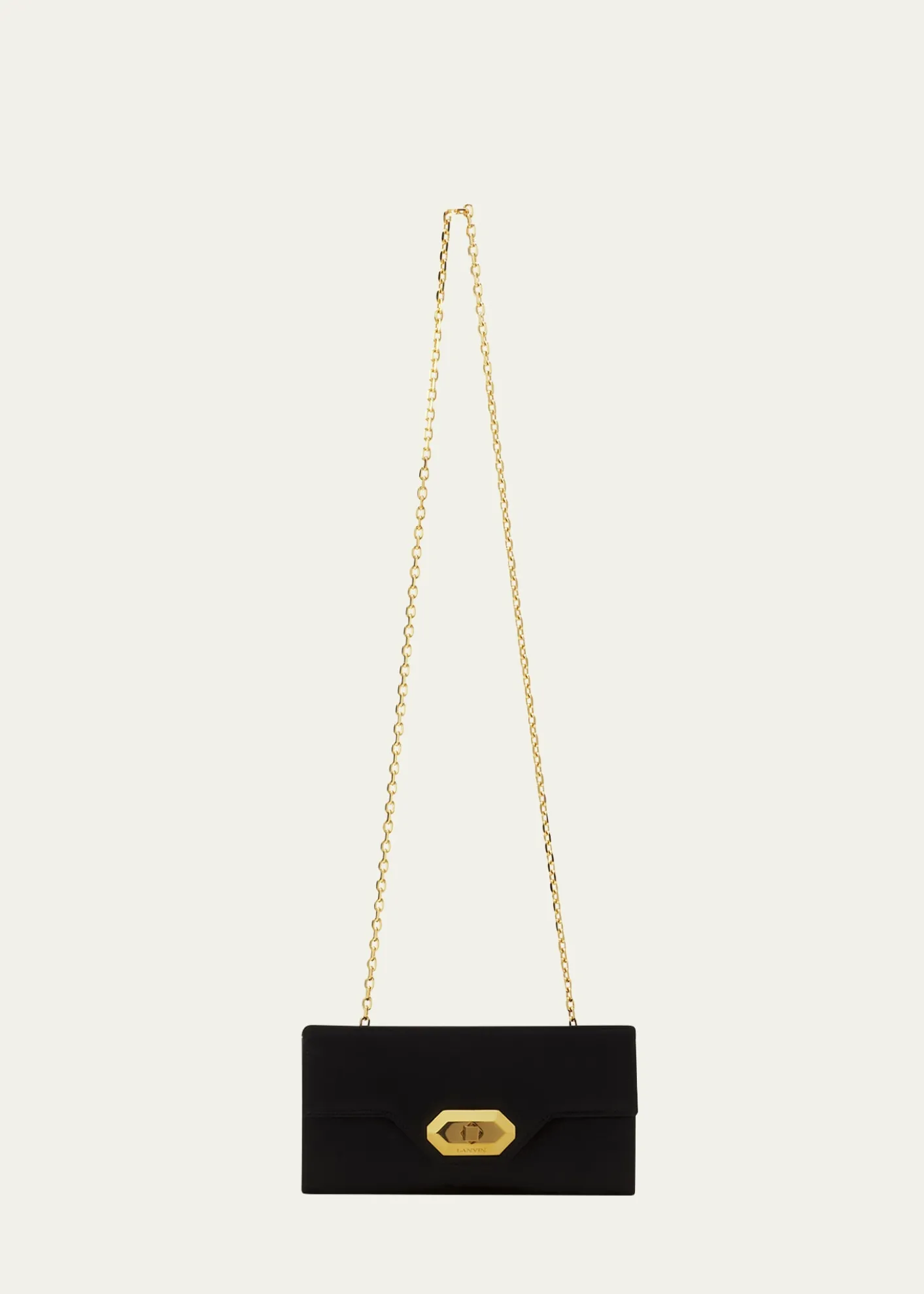 LanvinSilk Flap Evening Clutch