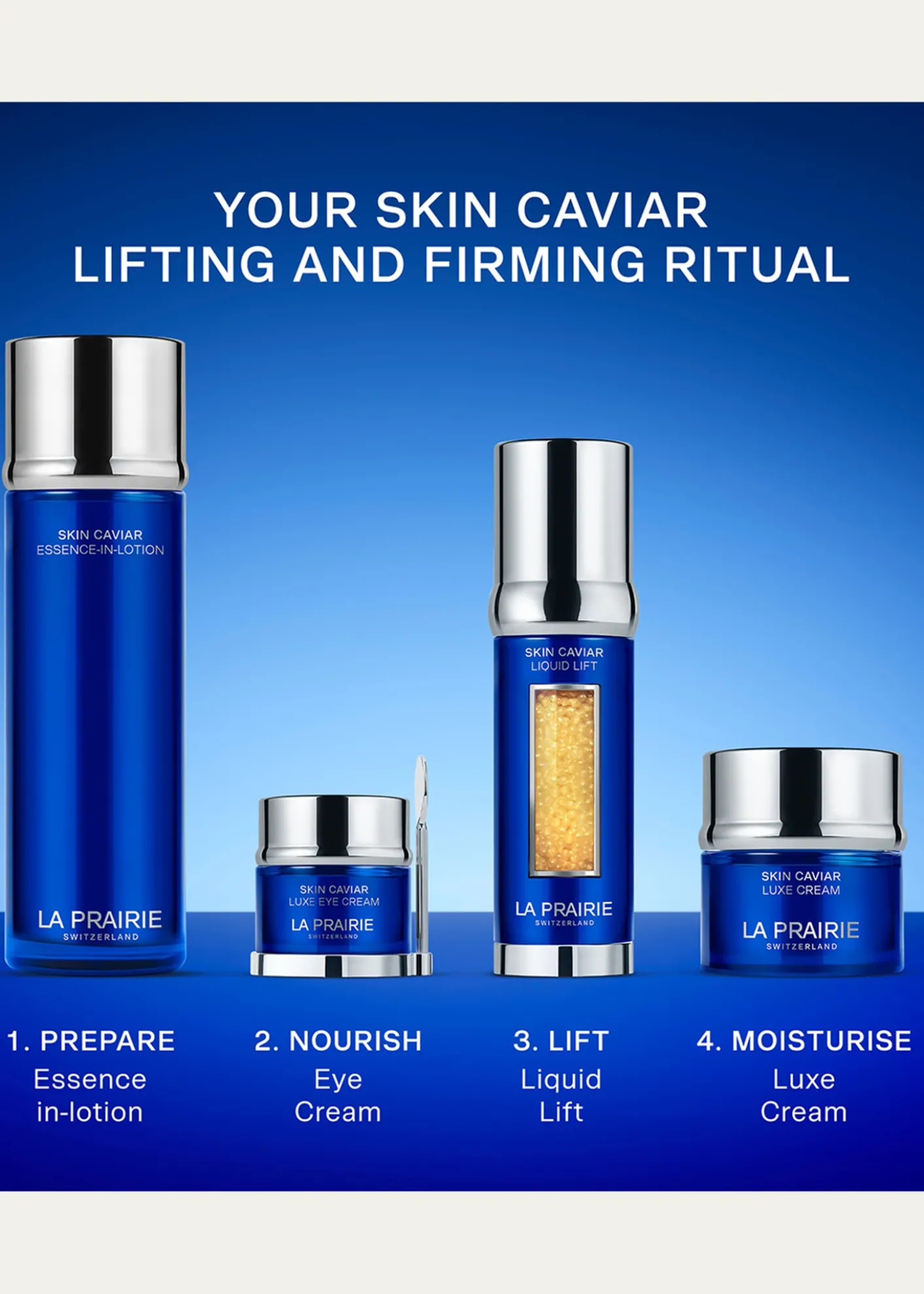 La PrairieSkin Caviar Lifting 4-Piece Discovery Set
