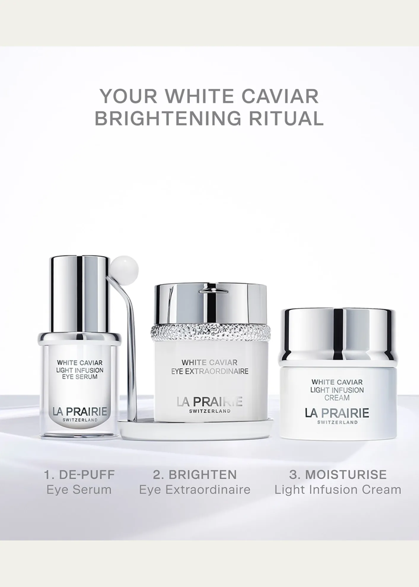 La PrairieWhite Caviar Light Infusion Eye Serum, 0.5 oz.