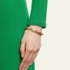 Lauren RubinskiLR3 Small 14k Yellow Gold Bracelet with Rainbow Enamel