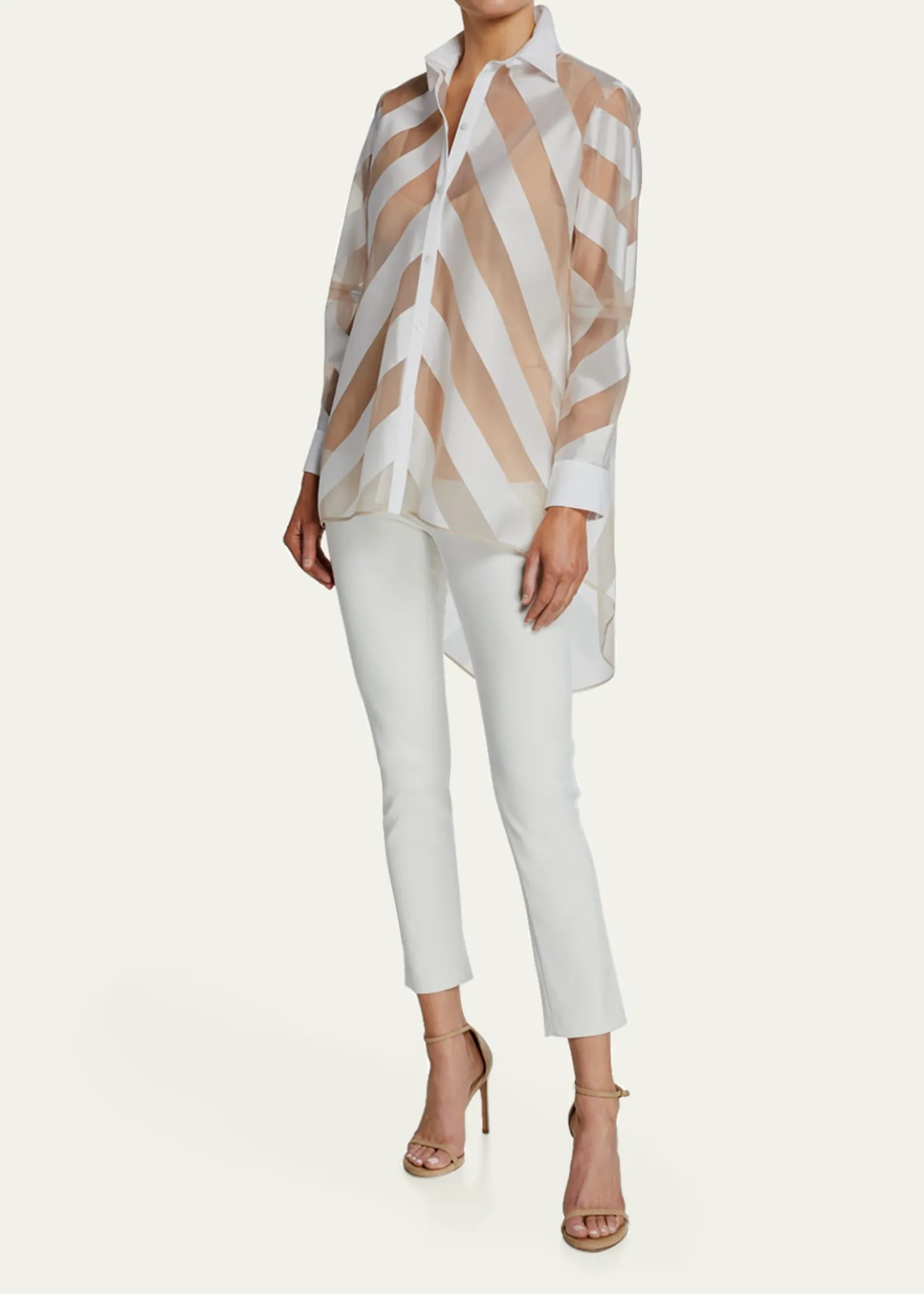 Lela RoseCatherine Slim-Leg Ankle Pants