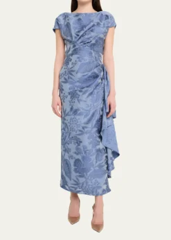 Lela RoseFloral Fil Coupe Florence Dress