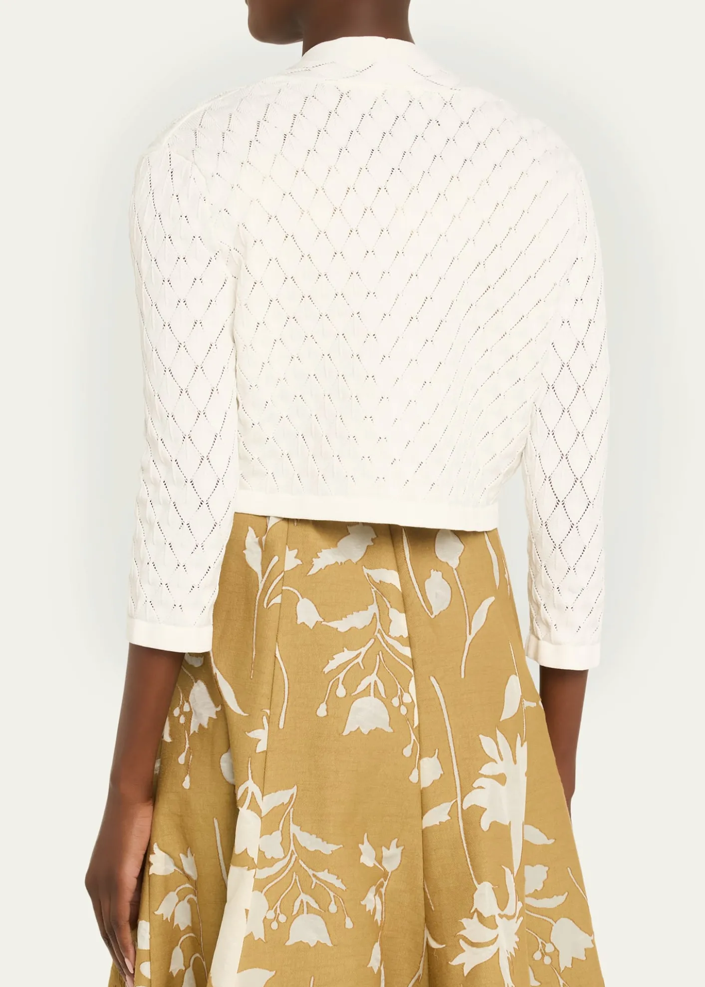 Lela RosePointelle Knit Bolero Jacket