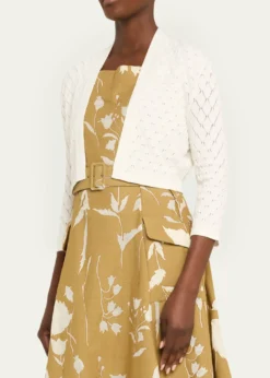 Lela RosePointelle Knit Bolero Jacket