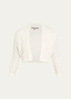 Lela RosePointelle Knit Bolero Jacket