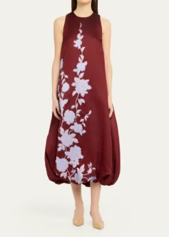 Lela RoseRose Fil Coupe Sleeveless Midi Bubble Dress