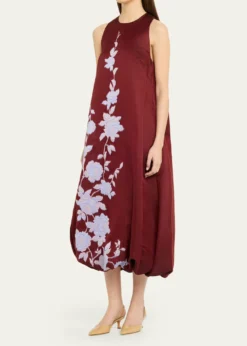 Lela RoseRose Fil Coupe Sleeveless Midi Bubble Dress